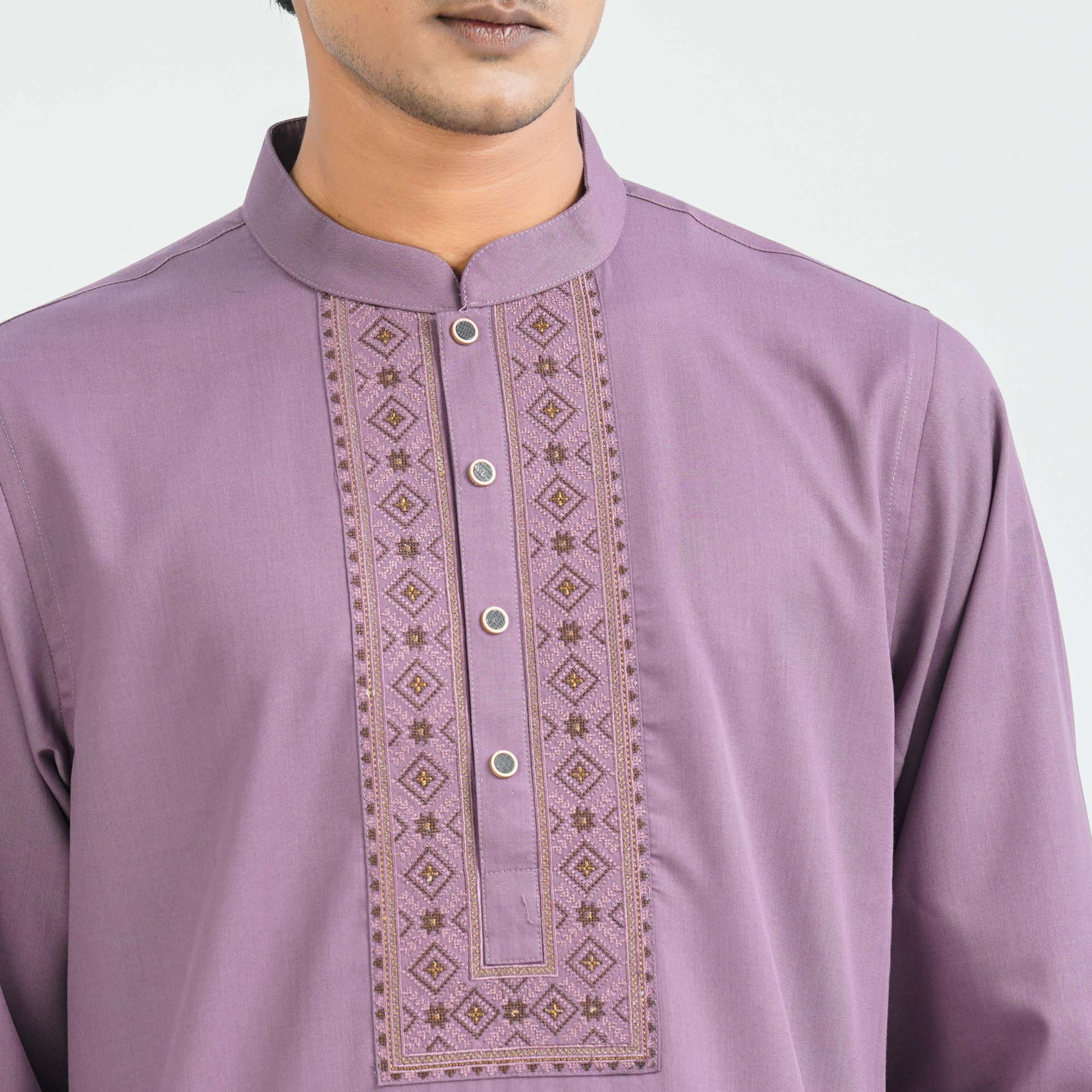 Men's Mauve Panjabi thumbnail 2
