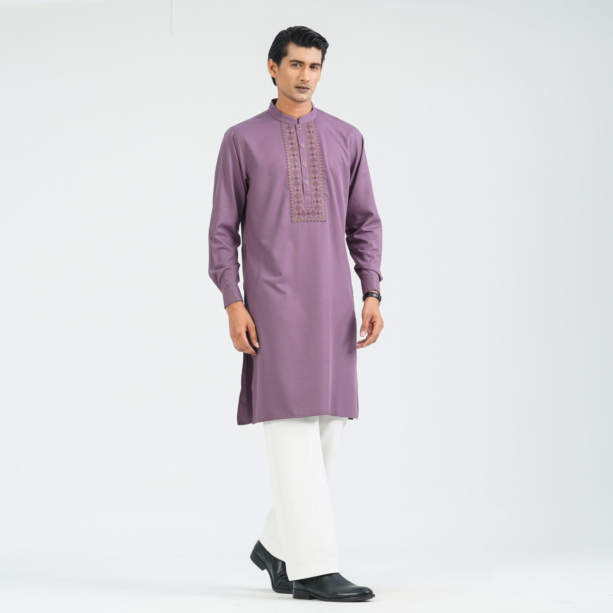 Men's Mauve Panjabi thumbnail 3