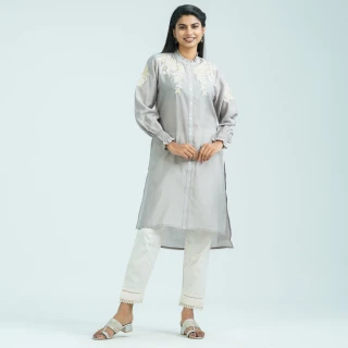 Women’s Ash Embroidered Two Piece Set thumbnail 1