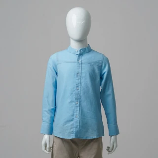 Boys Sky Blue Shirt thumbnail 1