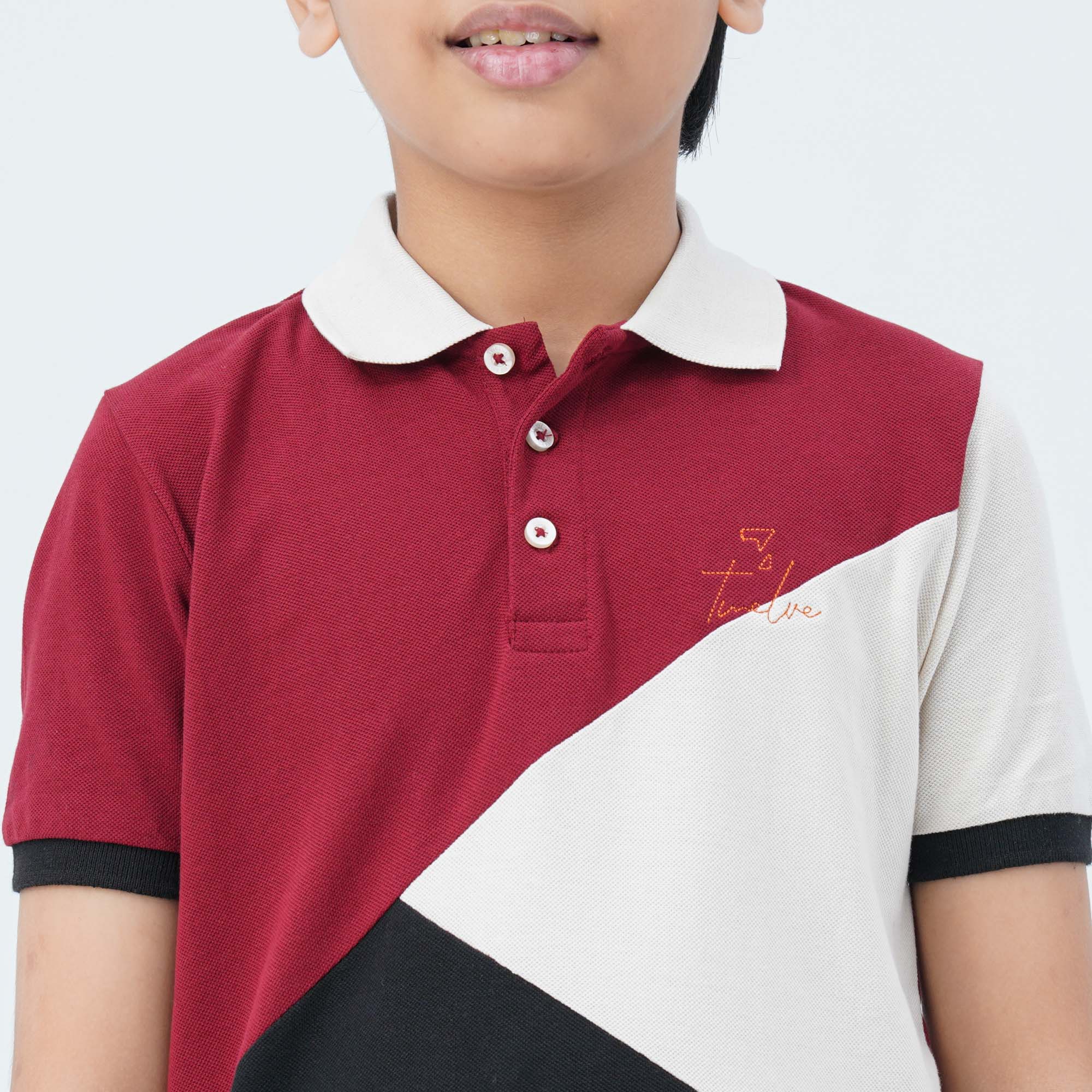 Boy's Multicolor Cotton Polo thumbnail 2