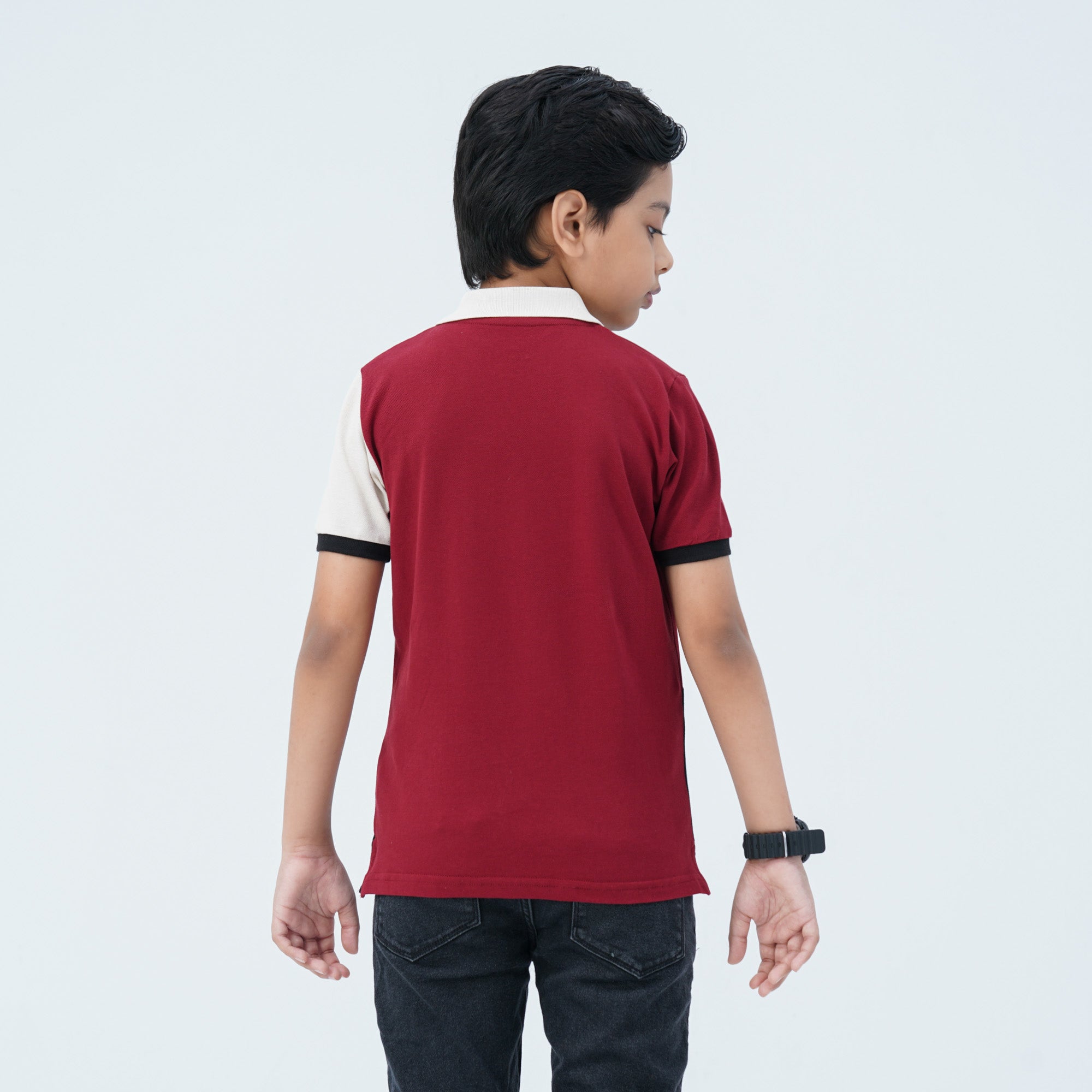 Boy's Multicolor Cotton Polo thumbnail 3