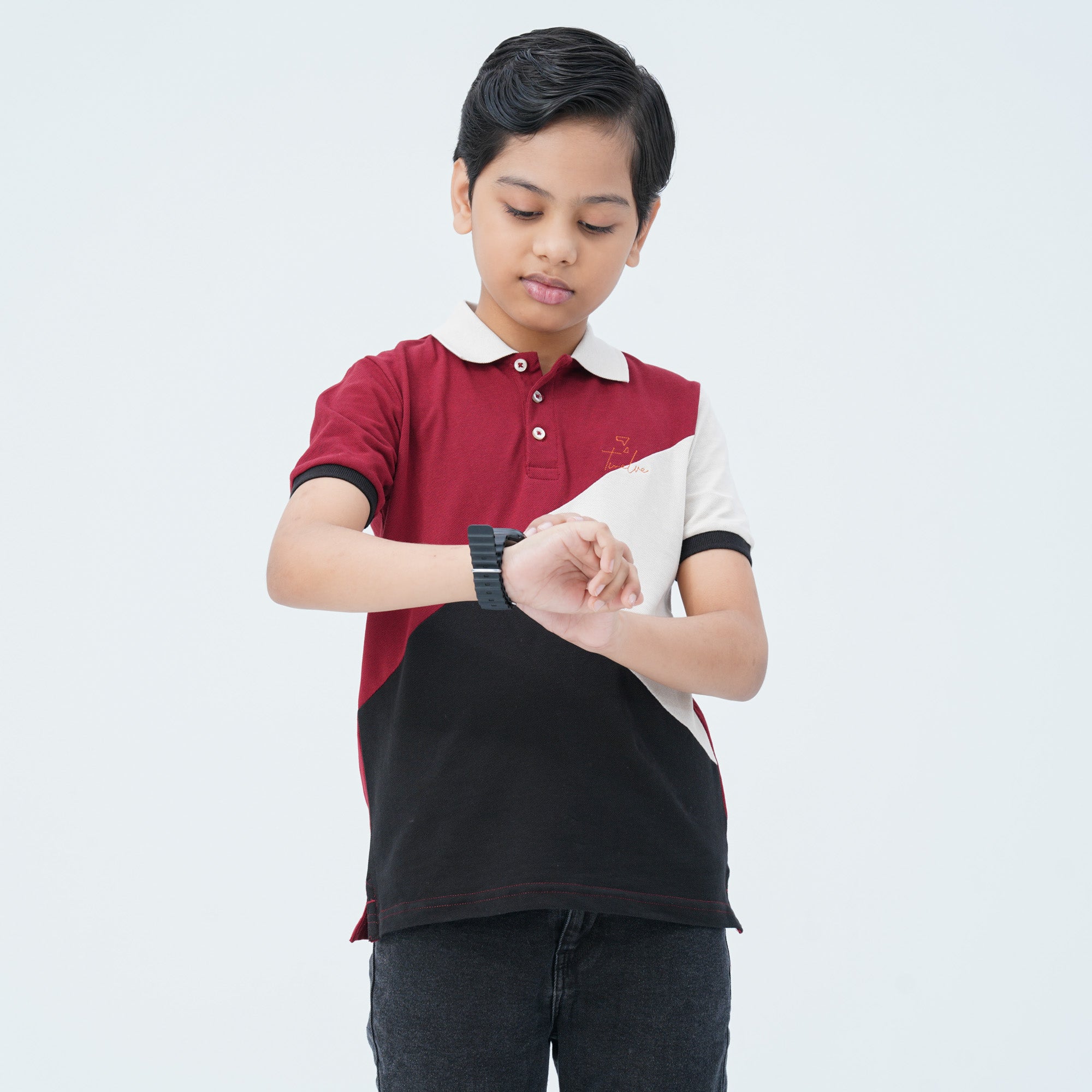 Boy's Multicolor Cotton Polo thumbnail 4
