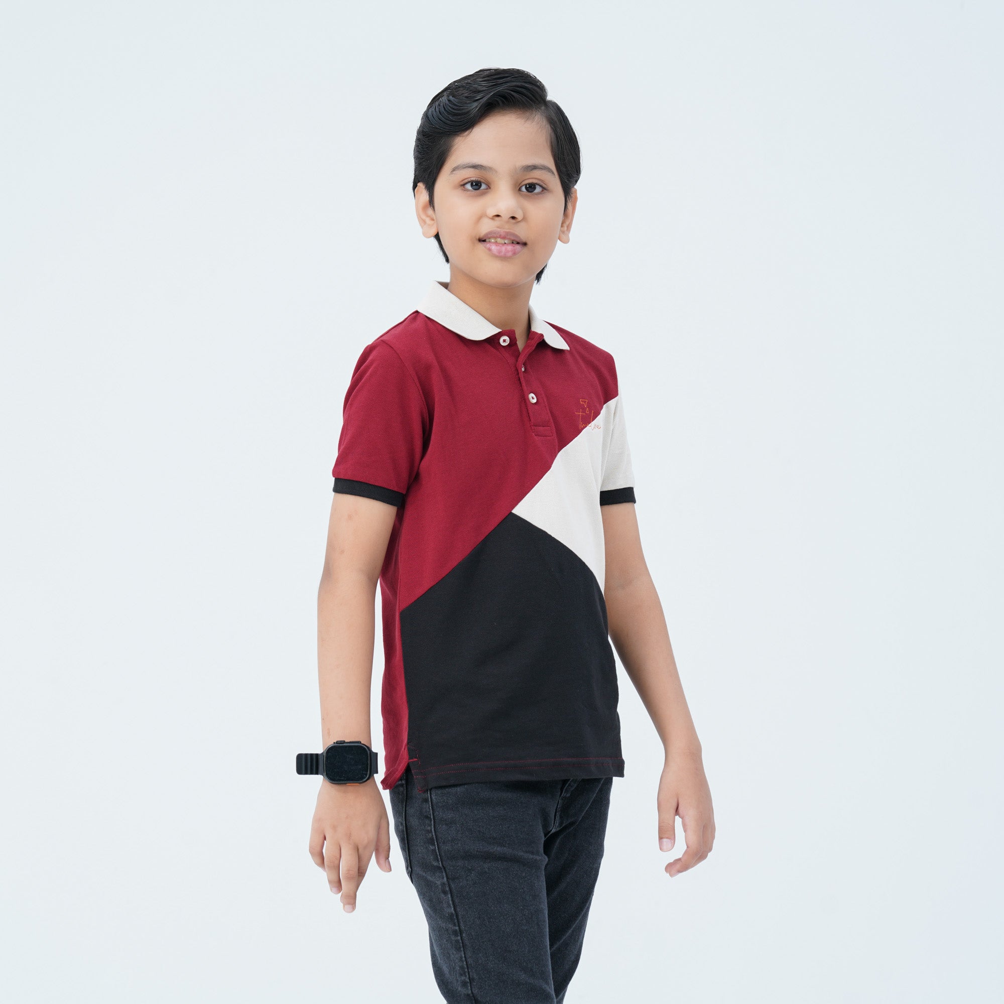 Boy's Multicolor Cotton Polo thumbnail 5