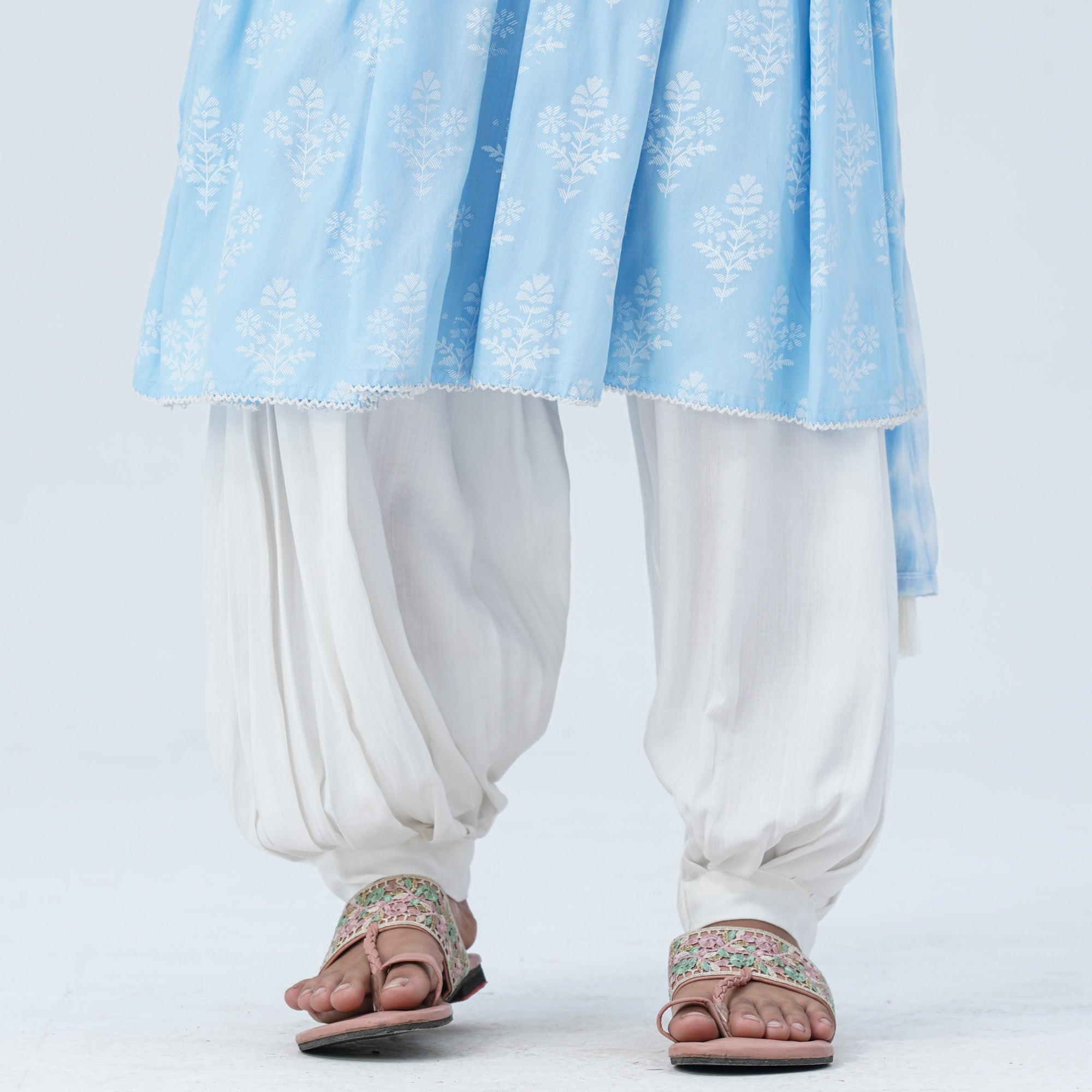 Girl's Floral Viscose Three Piece Set thumbnail 5